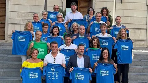 Presentaci&oacute;n en Tudela de la VIII Marcha Contra el C&aacute;ncer en la Ribera
