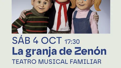 Teatro musical familiar en Tudela &lsquo;En busca del arco&iacute;ris&rsquo; de La granja de Zen&oacute;n