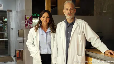 Jorge Garc&iacute;a Egea e Irene Ruiz Calavia