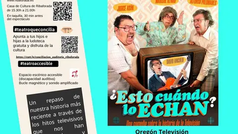 Teatro en Ribaforada &lsquo;&iquest;Esto cuando lo echan?&rsquo; de Oreg&oacute;n Televisi&oacute;n
