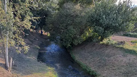 El r&iacute;o Queiles a su paso por Tulebras