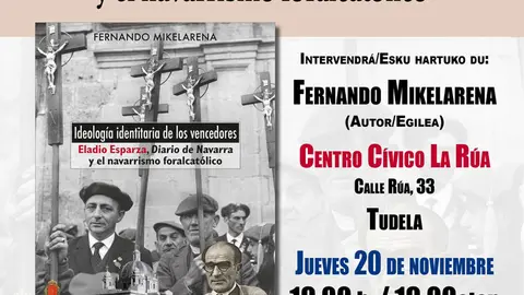 Conferencia en Tudela &lsquo;Ideolog&iacute;a identitaria de los vencedores&rsquo; de Fernando Mikelarena