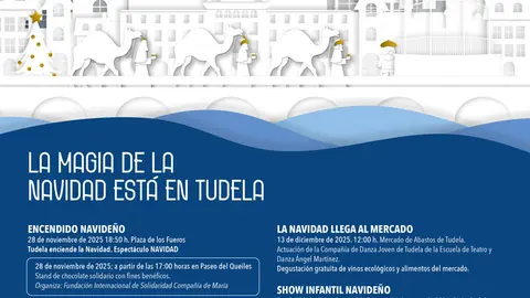 Cartel de Navidad de Comercio de Tudela 2025