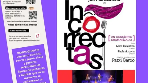 Concierto en Ribaforada &lsquo;Incorrectas&rsquo; de Demode Quartet