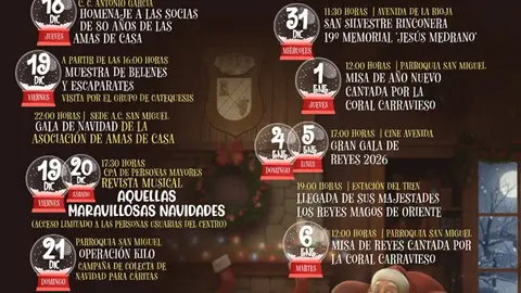 Programa de Navidad en Rinc&oacute;n de Soto 2025