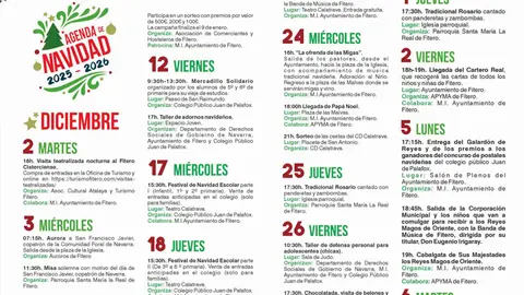 Programa de Navidad en Fitero 2025