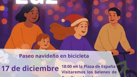 Paseo navide&ntilde;o en bicicleta &lsquo;Bici Luz&rsquo; en Corella