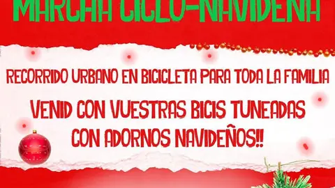 Marcha Ciclo-Navide&ntilde;a de Recicleta en Tudela 2025