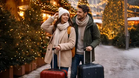 Viajar en Navidad se consolida como una forma de bienestar emocional y desconexi&oacute;n