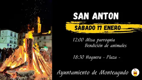 Programa de las Fiestas de San Ant&oacute;n en Monteagudo 2026