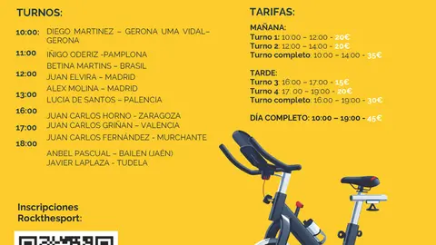 Marat&oacute;n solidario Tudela cycling contra el c&aacute;ncer 2026