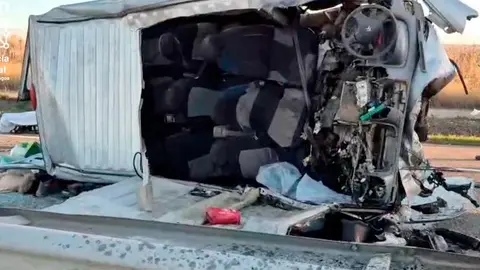 Han atendido el accidente patrullas de seguridad vial de Tudela y el grupo de atestados de la misma