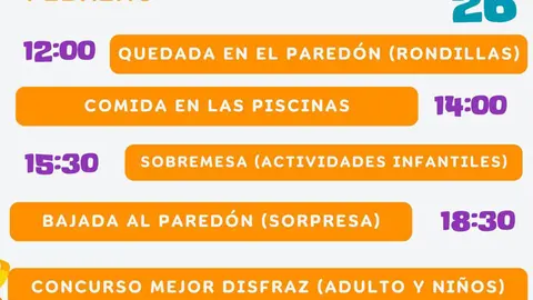Carnaval en C&aacute;rcar 2026