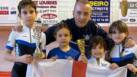 Equipo CPV Tudela en Lourdes