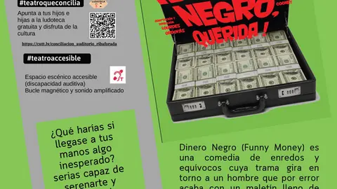 Teatro en Ribaforada &lsquo;&iexcl;Dinero negro, querida!&rsquo;