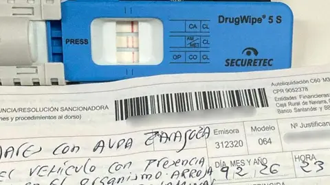 Dos conductores dan positivo en drogas en un control nocturno en Tudela