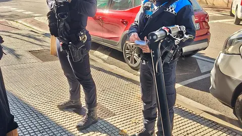 La Polic&iacute;a Local de Tudela intervino a un hombre de 29 a&ntilde;os con patinete el&eacute;ctrico tras dar positivo en drogas