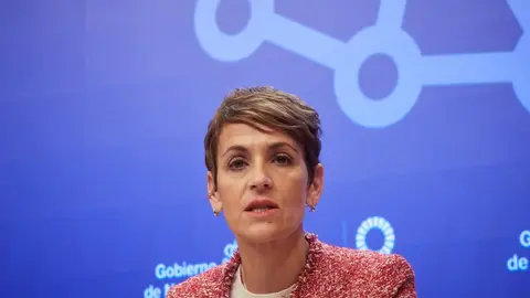 Archivo - La presidenta de Navarra, Mar&iacute;a Chivite.