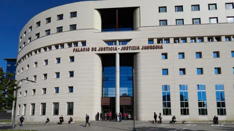 Archivo - El Palacio de Justicia de Pamplona (Navarra)
