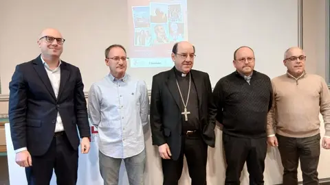 Javier Mart&iacute;nez Lasa, Carlos Moraza Ruiz de Larrea, Florencio Rosell&oacute;, &Oacute;scar Azcona y Eradio Ezpeleta