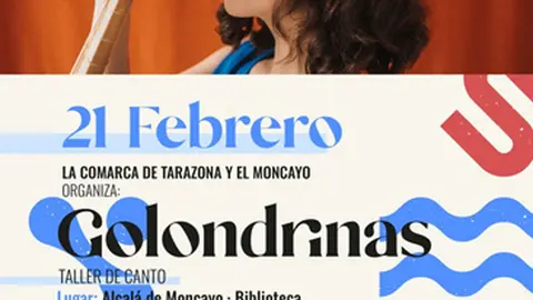 Taller de Canto &lsquo;Golondrinas&rsquo; y Concierto a Solo de Pilar Almal&eacute; en Alcal&aacute; de Moncayo