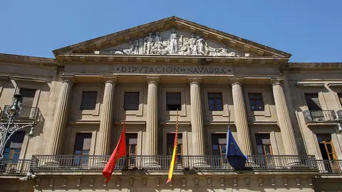 Fachada del Palacio de Navarra, sede del Gobierno foral