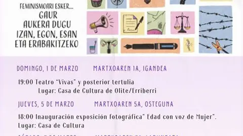 D&iacute;a Internacional de la Mujer 8M en Olite 2026
