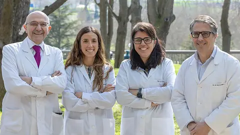 Investigadores del Instituto de Nutrici&oacute;n y Salud de la Universidad de Navarra FOTO Manuel Castells