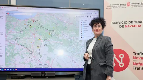 Jurio presenta una nueva herramienta para conocer las incidencias en las carreteras navarras