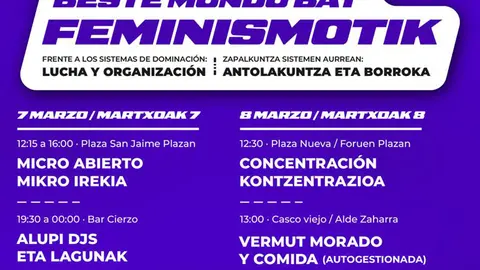 D&iacute;a Internacional de la Mujer 8M en Tudela 2026 Actividades de la Plataforma 8M
