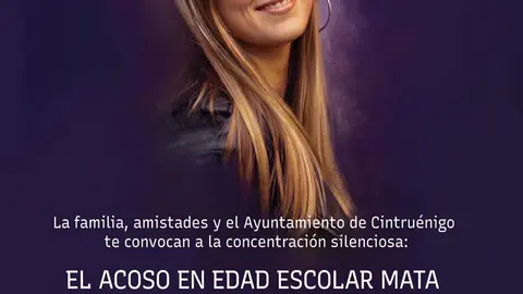 Concentraci&oacute;n silenciosa en Cintru&eacute;nigo en memoria de Sara Jim&eacute;nez Jim&eacute;nez