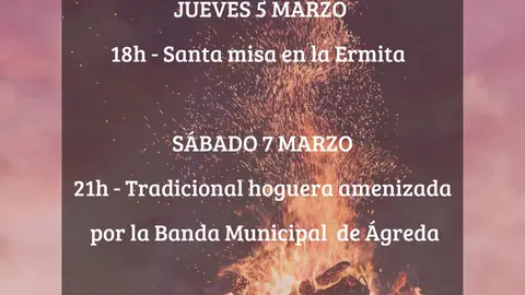 Programa de las Fiestas de la Virgen de los Desamparados en &Aacute;greda 2026