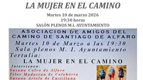 Charla en Alfaro &lsquo;La mujer en el Camino&rsquo;