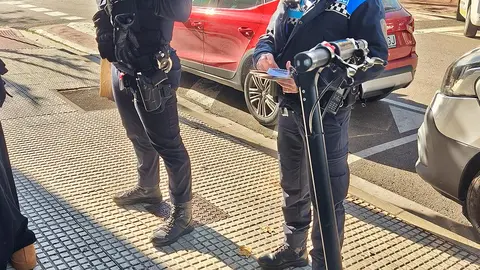 Inmovilización de veh&iacute;culo de movilidad personal durante un control espec&iacute;fico