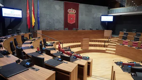Pleno del Parlamento de Navarra, a 18 de enero de 2024, en Pamplona, Navarra, (Espa&ntilde;a).