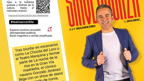 Mon&oacute;logo en Ribaforada &lsquo;Sinvergonza&rsquo; de Gonzalo Jim&eacute;nez