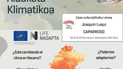 Exposici&oacute;n y charla en Caparroso &lsquo;Cambio clim&aacute;tico&rsquo;