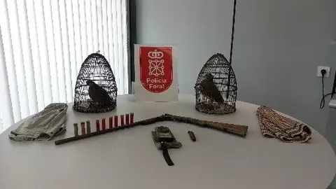 Material incautado.