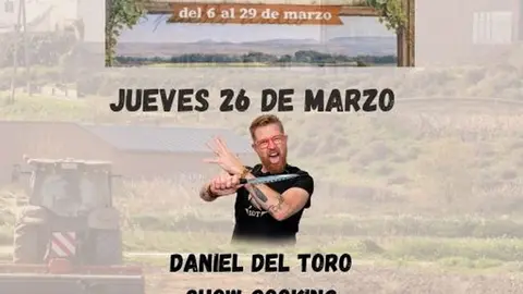 Show cooking en Ribaforada con Daniel del Toro