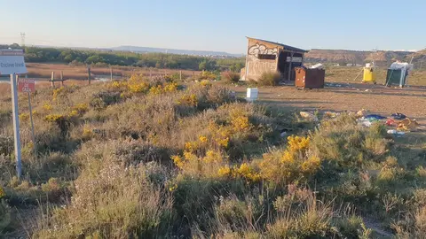 Aspecto del Enclave Natural Soto de los Tetones tras la celebraci&oacute;n del D&iacute;a del &Aacute;ngel
