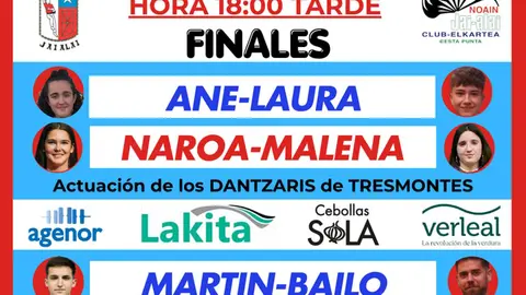 Finales de Cesta Punta en Cabanillas de la Navarra Master Series 2026