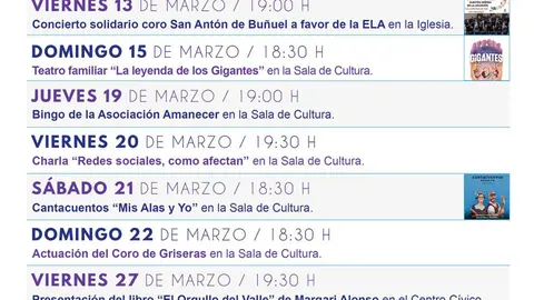 Mes Cultural de Cabanillas 2026