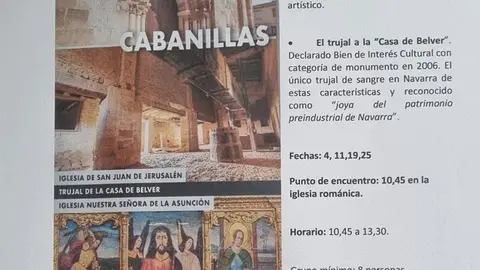 Visitas guiadas gratuitas de primavera en Cabanillas 2026