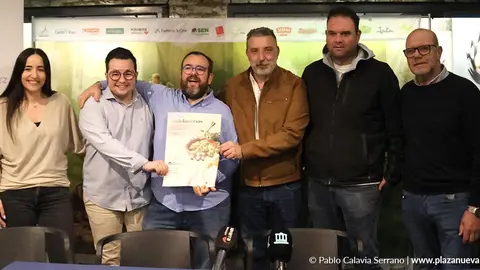 Beatriz Collar &Aacute;lvarez (Unzu Wines), Mauro Milagro Gonz&aacute;lez (Bar La Catedral), Luis Salcedo Irala (Remigio), Aitor Castellano S&aacute;inz de Murieta (Pichorradicas Casa Aitor), Jos&eacute; Aguado Sada (Topero) y Celes Sebasti&aacute;n Ciria (Orden del Volat&iacute;n)