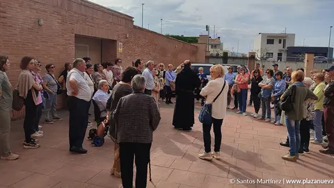 Vecinos de Murchante visitan el Monasterio de Monteagudo 1