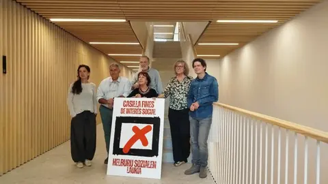 Representantes de entidades sociales, en la presentaci&oacute;n de la campa&ntilde;a que emplaza a ciudadan&iacute;a y empresas a marcar la casilla de fines sociales en la declaraci&oacute;n de la Renta