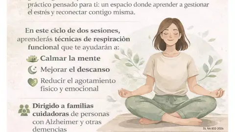 Taller pr&aacute;ctico en Tudela para cuidadores &lsquo;Tu respiraci&oacute;n, tu equilibrio&rsquo;