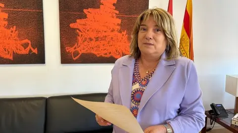 Archivo - La consejera de Educaci&oacute;n, Cultura y Deportes del Gobierno de Arag&oacute;n en funciones, Tomasa Hern&aacute;ndez.