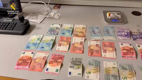 Imagen del material interceptado