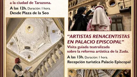 Visitas guiadas y teatralizadas Feria Renacentista de Tarazona 2026